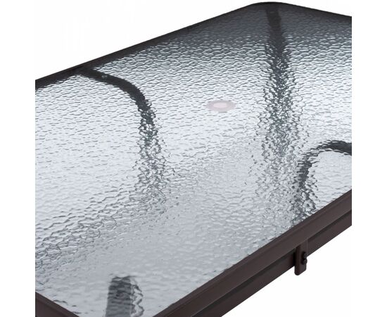 ΤΡΑΠΕΖΙ BRUNO 150X90Χ75Υεκ. ΜΕΤΑΛΛΙΚΟ ΟΡΘΟΓΩΝΙΟ ΚΑΦΕ ΜΕ ΤΡΥΠΑ ΟΜΠΡΕΛΑΣ Φ38 HM5145.12 - ΤΡΑΠΕΖΙΑ ΕΞ. ΧΩΡΟΥ στο Milonadakis.gr