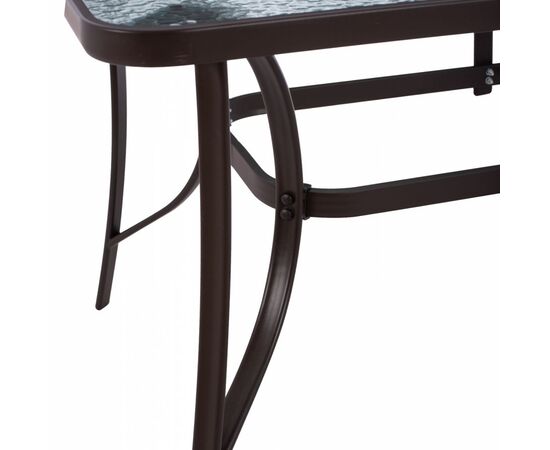 ΤΡΑΠΕΖΙ BRUNO 150X90Χ75Υεκ. ΜΕΤΑΛΛΙΚΟ ΟΡΘΟΓΩΝΙΟ ΚΑΦΕ ΜΕ ΤΡΥΠΑ ΟΜΠΡΕΛΑΣ Φ38 HM5145.12 - ΤΡΑΠΕΖΙΑ ΕΞ. ΧΩΡΟΥ στο Milonadakis.gr