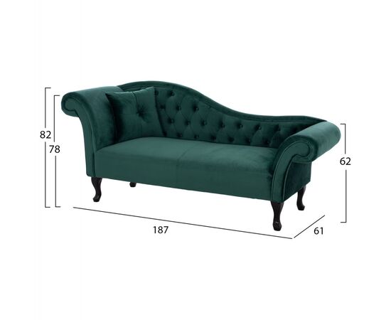 ΑΝΑΚΛΙΝΔΡΟ T.CHESTERFIELD NIOVI HM3007.03 ΚΥΠΑΡΙΣΣΙ ΒΕΛΟΥΔΟ-ΜΑΥΡΑ ΠΟΔΙΑ 187x61x82Υεκ - ΑΝΑΚΛΙΝΔΡΑ στο Milonadakis.gr