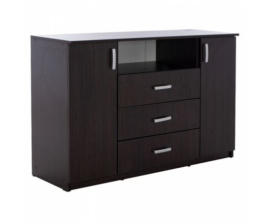 ΜΠΟΥΦΕΣ ΜΕ 2 ΝΤΟΥΛΑΠΙΑ Κ 3 ΣΥΡΤΑΡΙΑ ADLER WENGE HM2430.02 120X45X85Y εκ. - ΜΠΟΥΦΕΔΕΣ-ΚΟΝΣΟΛΕΣ στο Milonadakis.gr
