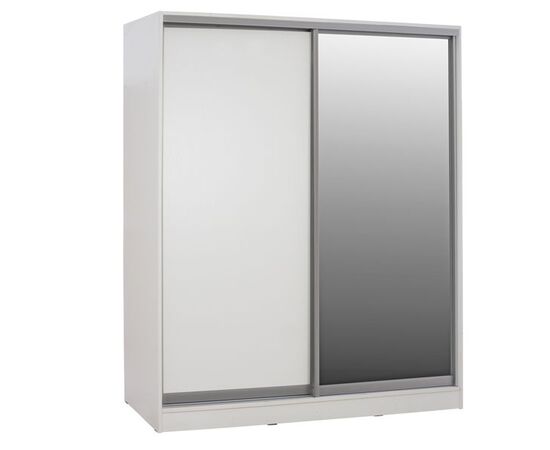 ΝΤΟΥΛΑΠΑ ADLER ΜΕΛΑΜΙΝΗΣ ΛΕΥΚΗ ΜΕ ΚΑΘΡΕΠΤΗ HM2437.03  180X60X210Υεκ. - ΝΤΟΥΛΑΠΕΣ στο Milonadakis.gr
