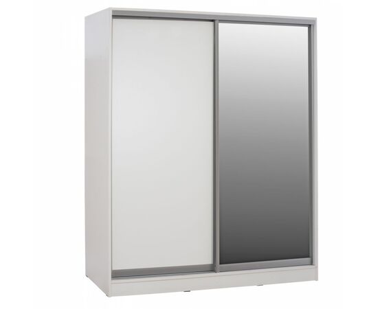 ΝΤΟΥΛΑΠΑ ADLER ΜΕΛΑΜΙΝΗΣ ΛΕΥΚΗ ΜΕ ΚΑΘΡΕΠΤΗ HM2437.03  180X60X210Υεκ. - ΝΤΟΥΛΑΠΕΣ στο Milonadakis.gr