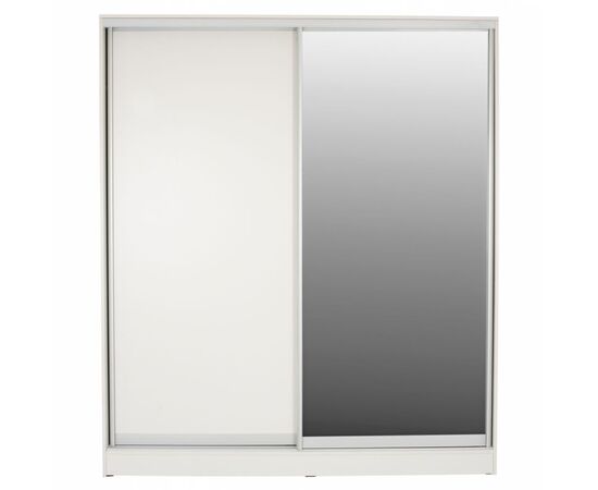 ΝΤΟΥΛΑΠΑ ΣΥΡΟΜΕΝΗ ADLER ΜΕΛΑΜΙΝΗΣ 120x60x220Yεκ. ΔΙΦΥΛΛΗ ΛΕΥΚΗ ΜΕ ΚΑΘΡΕΠΤΗ HM2460.03 - ΝΤΟΥΛΑΠΕΣ στο Milonadakis.gr