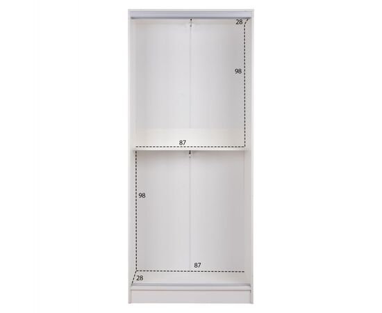 ΝΤΟΥΛΑΠΑ ΣΥΡΟΜΕΝΗ ADLER ΜΕΛΑΜΙΝΗΣ 90x45x210Yεκ. ΛΕΥΚΗ 2ΦΥΛΛΗ HM2436.03 - ΝΤΟΥΛΑΠΕΣ στο Milonadakis.gr