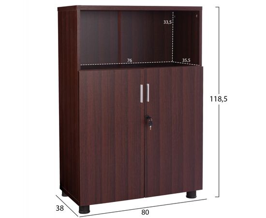 ΝΤΟΥΛΑΠΙ ΓΡΑΦΕΙΟΥ VALORA ΕΠΑΓΓΕΛΜΑΤΙΚΟ HM2058.12 WENGE 80x38x118,5 - ΝΤΟΥΛΑΠΙΑ στο Milonadakis.gr