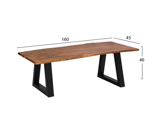 ΠΑΓΚΑΚΙ MONTANA SLIM HM8168.11 ΑΠΟ ΜΑΣΙΦ ΞΥΛΟ ΑΚΑΚΙΑΣ 160Χ45Χ46Υ εκ. - ΚΑΡΕΚΛΕΣ - ΠΟΛΥΘΡΟΝΕΣ ΕΣ. στο Milonadakis.gr