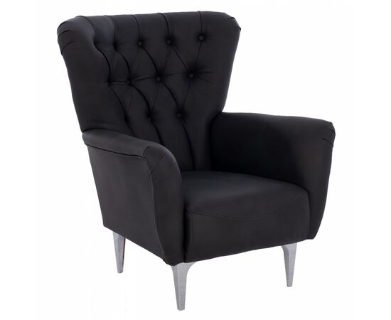 ΠΟΛΥΘΡΟΝΑ ΜΠΕΡΖΕΡΑ Τ. CHESTERFIELD ΣΕ ΧΡΩΜΑ ΜΑΥΡΟ HM9217.01 87x88x100 εκ. - ΚΑΡΕΚΛΕΣ - ΠΟΛΥΘΡΟΝΕΣ ΕΣ. στο Milonadakis.gr