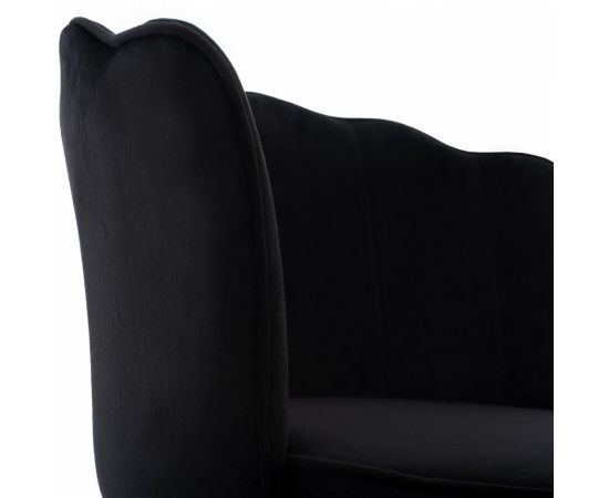 ΣΚΑΜΠΟ ΜΕΣΑΙΟΥ ΥΨΟΥΣ HM8736.04 VESNA ΒΕΛΟΥΔΟ ΜΑΥΡΟ ΜΕ ΜΕΤΑΛΛΙΚΟ ΣΚΕΛΕΤΟ 50x50x90 εκ. - ΣΚΑΜΠΟ ΜΠΑΡ στο Milonadakis.gr