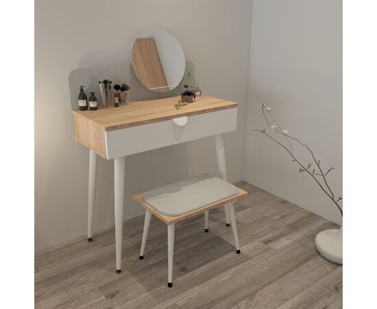 ΣΚΑΜΠΟ ΤΟΥΑΛΕΤΑΣ DAYANITA ΜΕ ΜΑΞΙΛΑΡΙ HM9209 SONAMA ΛΕΥΚΟ 40x30x40Y εκ. - ΠΟΥΦ - ΣΚΑΜΠΟ - ΜΠΑΟΥΛΟ στο Milonadakis.gr