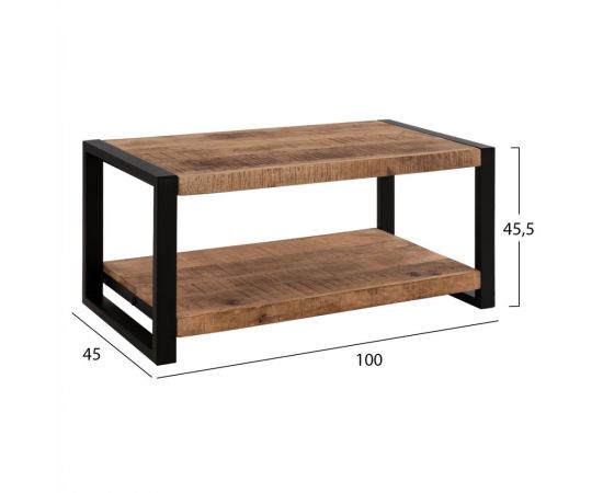 ΤΡΑΠΕΖΙ ΣΑΛΟΝΙΟΥ GATLIN HM8486.11 ΑΠΟ ΜΑΣΙΦ ΞΥΛΟ MANGO 100x45x45,5Υ εκ. - ΤΡΑΠΕΖΑΚΙΑ ΣΑΛΟΝΙΟΥ στο Milonadakis.gr