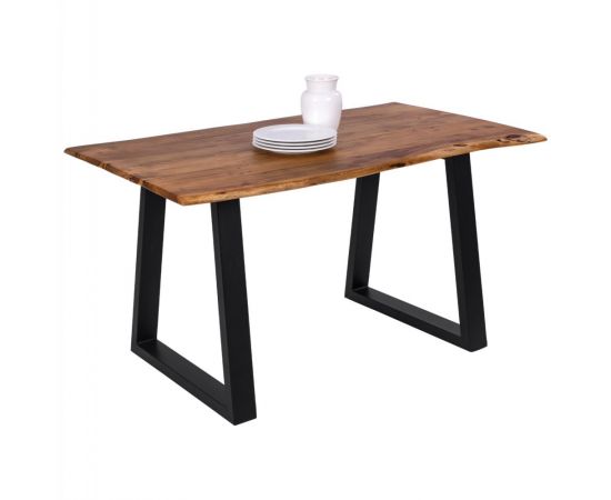 ΤΡΑΠΕΖΙ ΤΡΑΠΕΖΑΡΙΑΣ MONTANA SLIM HM8163.11 ΞΥΛΟ ΑΚΑΚΙΑΣ ΣΕ ΦΥΣΙΚΟ 140x80x77Υ - ΤΡΑΠΕΖΙΑ ΚΟΥΖΙΝΑΣ στο Milonadakis.gr