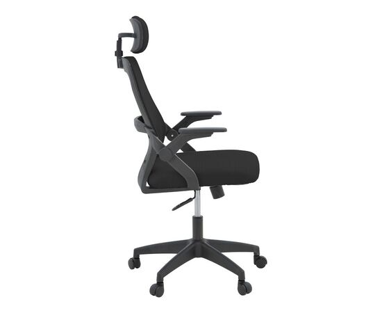 Καρέκλα γραφείου Peja pakoworld mesh ύφασμα μαύρο 58x60x107-117εκ - ΚΑΡΕΚΛΕΣ ΓΡΑΦΕΙΟΥ στο Milonadakis.gr