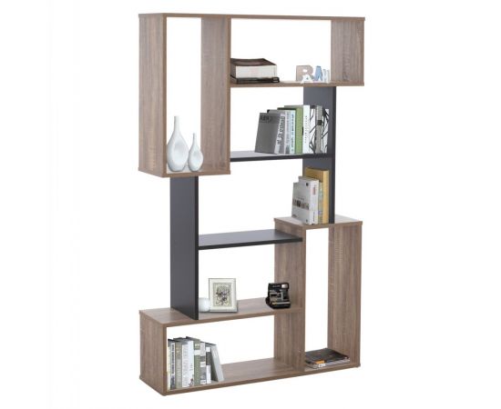 ΒΙΒΛΙΟΘΗΚΗ SHAY HM8768.02 85X22X140 ΓΚΡΙ - ΒΙΒΛΙΟΘΗΚΕΣ στο Milonadakis.gr