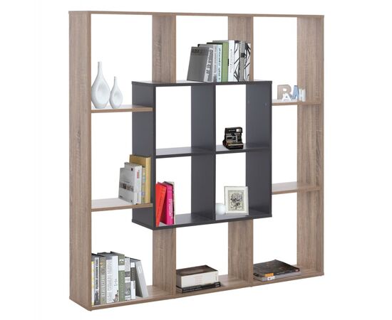 ΒΙΒΛΙΟΘΗΚΗ BRODY HM8771.02 136X22X136 ΓΚΡΙ - ΒΙΒΛΙΟΘΗΚΕΣ στο Milonadakis.gr