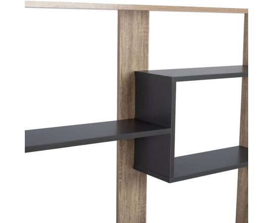 ΒΙΒΛΙΟΘΗΚΗ MARCELINE HM8772.02 100Χ21Χ124,5 ΓΚΡΙ - ΒΙΒΛΙΟΘΗΚΕΣ στο Milonadakis.gr