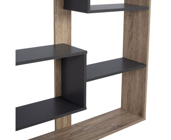 ΒΙΒΛΙΟΘΗΚΗ MARCELINE HM8772.02 100Χ21Χ124,5 ΓΚΡΙ - ΒΙΒΛΙΟΘΗΚΕΣ στο Milonadakis.gr