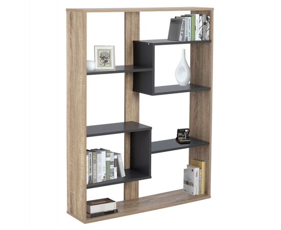 ΒΙΒΛΙΟΘΗΚΗ MARCELINE HM8772.02 100Χ21Χ124,5 ΓΚΡΙ - ΒΙΒΛΙΟΘΗΚΕΣ στο Milonadakis.gr