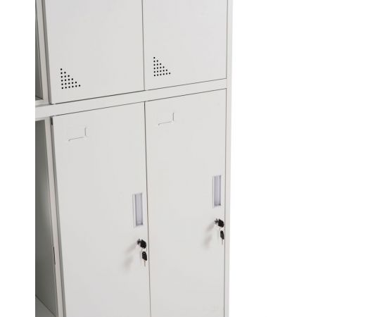 ΦΟΡΙΑΜΟΣ ΜΕΤΑΛΛΙΚΟΣ BRAILA HM5546.11 6 ΝΤΟΥΛΑΠΑΚΙΑ ΜΕ ΚΛΕΙΔΑΡΙΕΣ-ΓΚΡΙ 90x45x185Υεκ. - ΝΤΟΥΛΑΠΕΣ ΠΛΑΣΤΙΚΕΣ-ΜΕΤΑΛΛΙΚΕΣ στο Milonadakis.gr