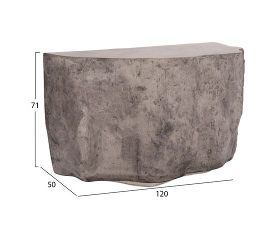 ΚΟΝΣΟΛΑ ΒΡΑΧΟΣ INTERON HM18152.03 FIBER CEMENT ΣΕ ΓΚΡΙ--120x50x71Υεκ. - ΜΠΟΥΦΕΔΕΣ-ΚΟΝΣΟΛΕΣ στο Milonadakis.gr