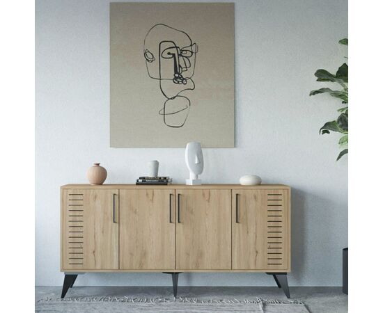 ΜΠΟΥΦΕΣ ΣΕ ΦΥΣΙΚΟ ΧΡΩΜΑ HM9252.01 160x41x79 εκ. - ΜΠΟΥΦΕΔΕΣ-ΚΟΝΣΟΛΕΣ στο Milonadakis.gr