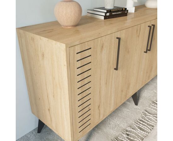ΜΠΟΥΦΕΣ ΣΕ ΦΥΣΙΚΟ ΧΡΩΜΑ HM9252.01 160x41x79 εκ. - ΜΠΟΥΦΕΔΕΣ-ΚΟΝΣΟΛΕΣ στο Milonadakis.gr