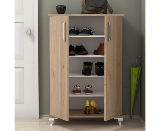 ΠΑΠΟΥΤΣΟΘΗΚΗ TATUM ΜΕΛΑΜΙΝΗΣ ME 5 ΑΠΟΘ. ΧΩΡΟΥΣ HM9229.02 ΚΑΡΥΔΙ 72x32,5x100Yεκ. - ΝΤΟΥΛΑΠΙΑ - ΠΑΠΟΥΤΣΟΘΗΚΕΣ στο Milonadakis.gr