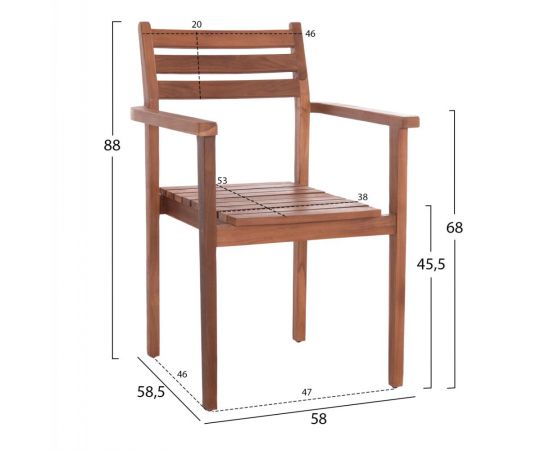 ΠΟΛΥΘΡΟΝΑ KEMPO HM6358 ΞΥΛΟ TEAK ΣΕ ΦΥΣΙΚΟ--58x58,5x88Υεκ. - ΚΑΡΕΚΛΕΣ - ΠΟΛΥΘΡΟΝΕΣ ΕΣ. στο Milonadakis.gr