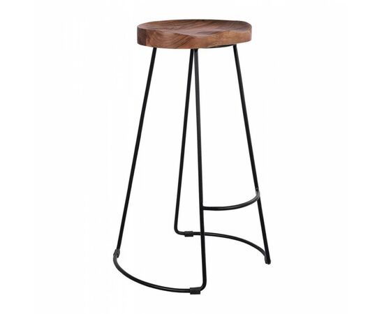 ΣΚΑΜΠΟ BAR ELEANOR ΑΠΟ ΜΑΣΙΦ ΞΥΛΟ ΑΚΑΚΙΑΣ 48x40χ76Υεκ. HM8363.11 - ΣΚΑΜΠΟ ΜΠΑΡ στο Milonadakis.gr