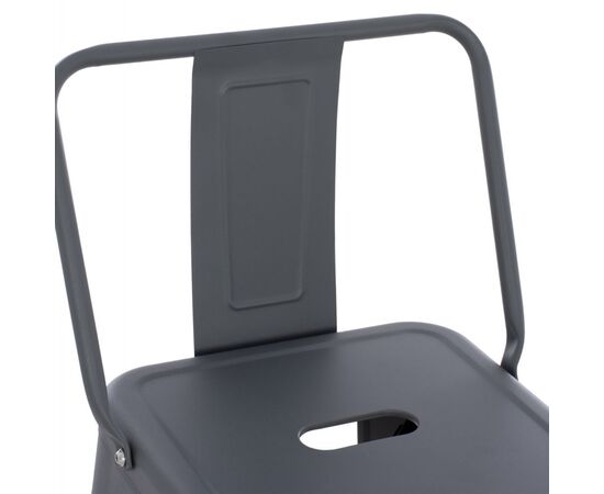 ΣΚΑΜΠΟ BAR ΜΕΤΑΛΛΙΚΟ MELITA ME ΠΛΑΤΗ ΓΚΡΙ HM8643.10 43Χ43Χ100εκ. - ΣΚΑΜΠΟ ΜΠΑΡ στο Milonadakis.gr