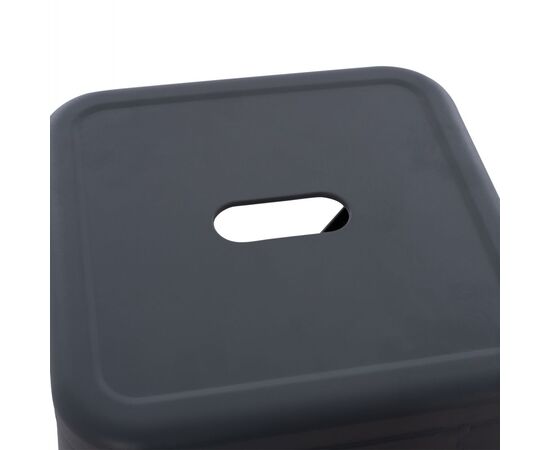 ΣΚΑΜΠΟ BAR ΜΕΤΑΛΛΙΚΟ MELITA ΣΕ ΓΚΡΙ HM8642.10 43x43x78εκ. - ΣΚΑΜΠΟ ΜΠΑΡ στο Milonadakis.gr