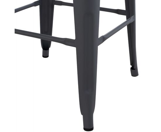 ΣΚΑΜΠΟ BAR ΜΕΤΑΛΛΙΚΟ MELITA ΣΕ ΓΚΡΙ HM8642.10 43x43x78εκ. - ΣΚΑΜΠΟ ΜΠΑΡ στο Milonadakis.gr