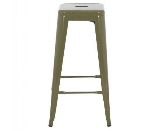 ΣΚΑΜΠΟ BAR ΜΕΤΑΛΛΙΚΟ MELITA ΣΕ DARK OLIVE GREEN HM8642.03 43x43x78 εκ. - ΣΚΑΜΠΟ ΜΠΑΡ στο Milonadakis.gr