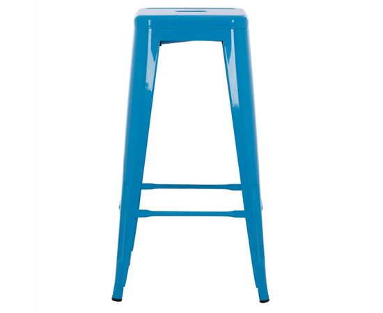 ΣΚΑΜΠΟ BAR ΜΕΤΑΛΛΙΚΟ MELITA ΣΕ ΜΠΛΕ HM8642.08 43x43x78 εκ. - ΣΚΑΜΠΟ ΜΠΑΡ στο Milonadakis.gr