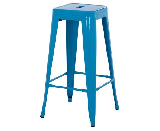 ΣΚΑΜΠΟ BAR ΜΕΤΑΛΛΙΚΟ MELITA ΣΕ ΜΠΛΕ HM8642.08 43x43x78 εκ. - ΣΚΑΜΠΟ ΜΠΑΡ στο Milonadakis.gr
