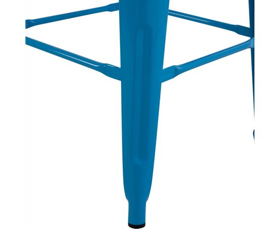 ΣΚΑΜΠΟ BAR ΜΕΤΑΛΛΙΚΟ MELITA ΣΕ ΜΠΛΕ HM8642.08 43x43x78 εκ. - ΣΚΑΜΠΟ ΜΠΑΡ στο Milonadakis.gr