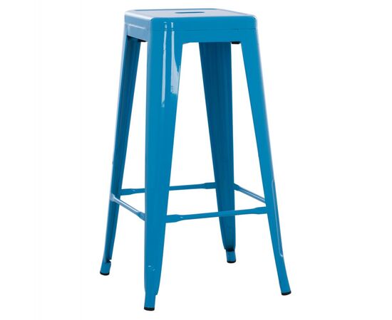 ΣΚΑΜΠΟ BAR ΜΕΤΑΛΛΙΚΟ MELITA ΣΕ ΜΠΛΕ HM8642.08 43x43x78 εκ. - ΣΚΑΜΠΟ ΜΠΑΡ στο Milonadakis.gr