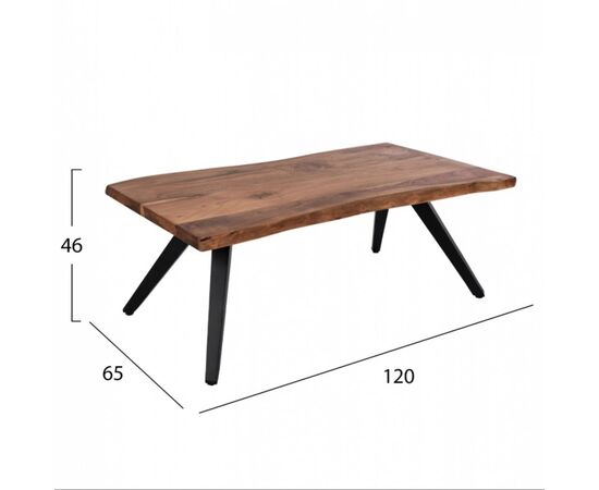 ΤΡΑΠΕΖΙ ΣΑΛΟΝΙΟΥ JOSINA ΜΑΣΙΦ ΞΥΛΟ ΑΚΑΚΙΑΣ 120x65x46Yεκ. HM8365.11 - ΤΡΑΠΕΖΑΚΙΑ ΣΑΛΟΝΙΟΥ στο Milonadakis.gr
