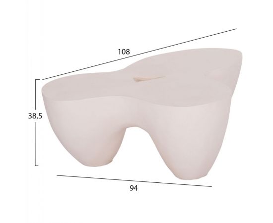 ΤΡΑΠΕΖΙ ΣΑΛΟΝΙΟΥ SALLEN HM18161.02 FIBER CEMENT ΣΕ ΛΕΥΚΟ--108x94x38,5Υεκ. - ΤΡΑΠΕΖΙΑ ΚΟΥΖΙΝΑΣ στο Milonadakis.gr