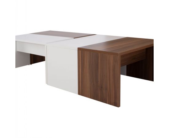 ΤΡΑΠΕΖΙ ΣΑΛΟΝΙΟΥ KARSYN ΚΑΡΥΔΙ-ΛΕΥΚΟ HM9158 120x60x35 εκ. - ΤΡΑΠΕΖΑΚΙΑ ΣΑΛΟΝΙΟΥ στο Milonadakis.gr