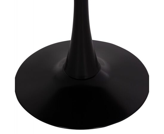 ΤΡΑΠΕΖΙ ΣΤΡΟΓΓΥΛΟ BROLIN HM18141.02 MDF TOP-ΒΑΣΗ ΜΕΤΑΛΛΙΚΗ--ΜΑΥΡΟ Φ90x73Υεκ - ΤΡΑΠΕΖΙΑ ΚΟΥΖΙΝΑΣ στο Milonadakis.gr