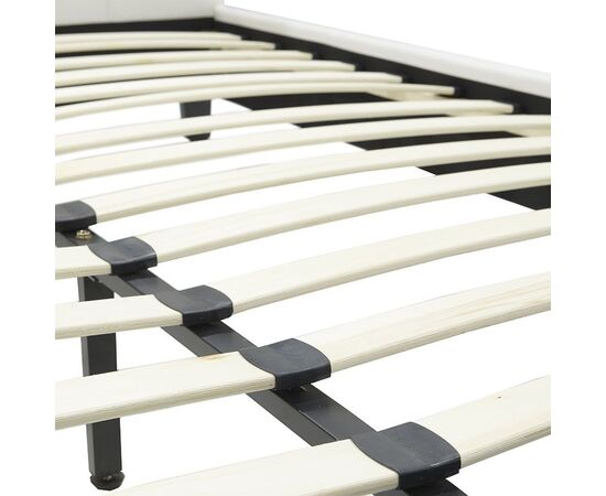 Κρεβάτι Nevil pakoworld 150x200 PU χρώμα λευκό ματ - ΚΡΕΒΑΤΙΑ στο Milonadakis.gr