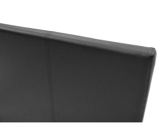 Κρεβάτι Nevil pakoworld 100x200 PU χρώμα μαύρο ματ - ΚΡΕΒΑΤΙΑ στο Milonadakis.gr