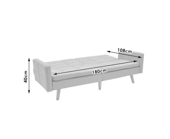 Καναπές-κρεβάτι Flexible pakoworld σε ανθρακί ύφασμα 198x87x76εκ - ΚΑΝΑΠΕΔΕΣ-ΣΑΛΟΝΙΑ στο Milonadakis.gr
