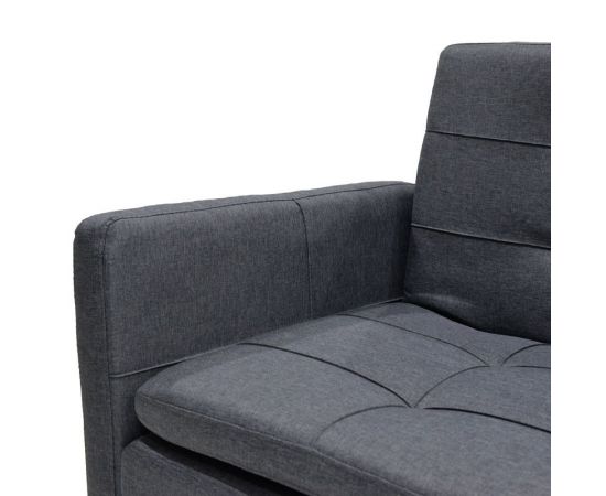Καναπές-κρεβάτι Flexible pakoworld σε ανθρακί ύφασμα 198x87x76εκ - ΚΑΝΑΠΕΔΕΣ-ΣΑΛΟΝΙΑ στο Milonadakis.gr