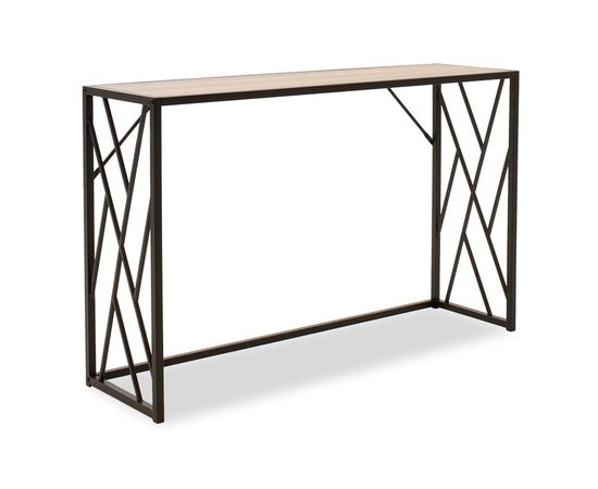 Κονσόλα Ivy pakoworld χρώμα καρυδί-μαύρο 120x35x75εκ - ΣΥΡΤΑΡΙΕΡΕΣ - ΤΟΥΑΛΕΤΕΣ στο Milonadakis.gr