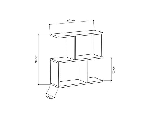 Βοηθητικό τραπέζι Homemania pakoworld χρώμα φυσικό 60x20x60εκ - ΒΟΗΘΗΤΙΚΑ ΤΡΑΠΕΖΑΚΙΑ στο Milonadakis.gr