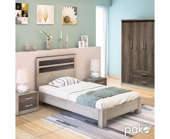 Κρεβάτι OLYMPUS pakoworld σε χρώμα castillo-toro 100x200εκ - ΚΡΕΒΑΤΙΑ στο Milonadakis.gr