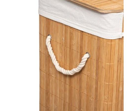 Καλάθι απλύτων Natural pakoworld χρώμα φυσικό-λευκό 40x30x50εκ - ΟΡΓΑΝΩΣΗ ΣΠΙΤΙΟΥ στο Milonadakis.gr