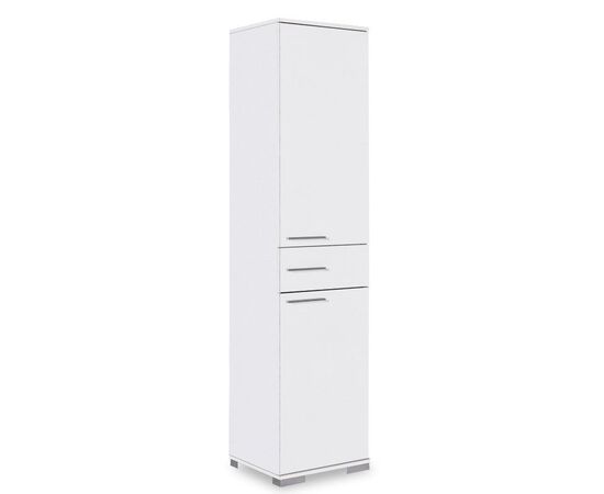 Ντουλάπι-στήλη Chad pakoworld με συρτάρι λευκό gloss 45x40x187εκ - ΟΡΓΑΝΩΣΗ ΣΠΙΤΙΟΥ στο Milonadakis.gr