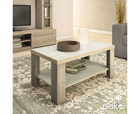 Τραπέζι σαλονιού RIANO pakoworld χρώμα sonoma 89,5x49,5x42,5εκ - ΤΡΑΠΕΖΑΚΙΑ ΣΑΛΟΝΙΟΥ στο Milonadakis.gr